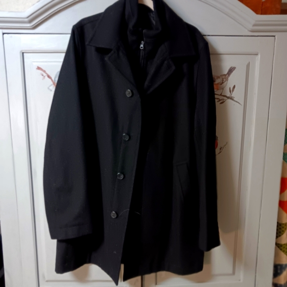 J. FERRAR single breast Peacoat - Picture 1 of 13